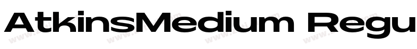 AtkinsMedium Regular字体转换 AtkinsMedium Regular字体转换